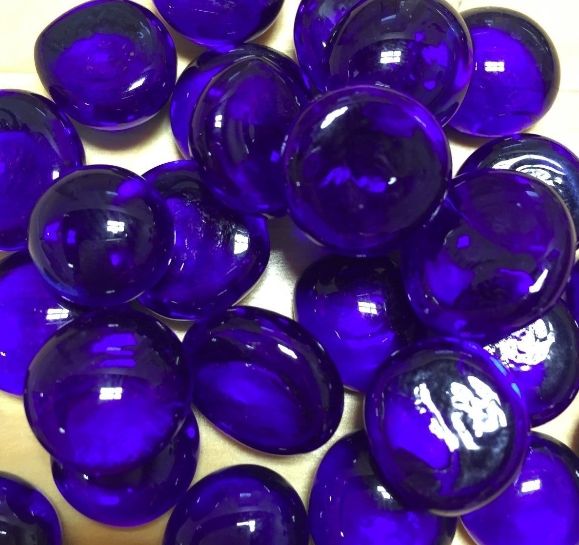 SM DEEP BLUE Glass Gems, Mosaic Tiles, Marbles, Nuggets