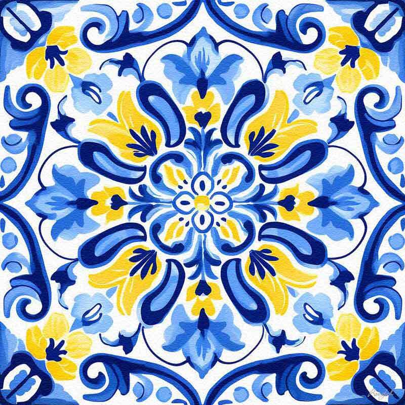 Pattern Art Accent & Decor Tile Roozbeh Bahramali Glass Wall Floor OB-ROZ391AT