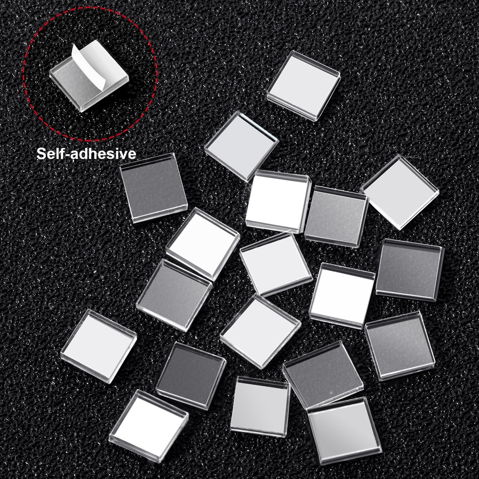 20000 Pcs Self-Adhesive Disco Ball Mirror Tiles – 5x5mm Mosaic Stickers for DIY