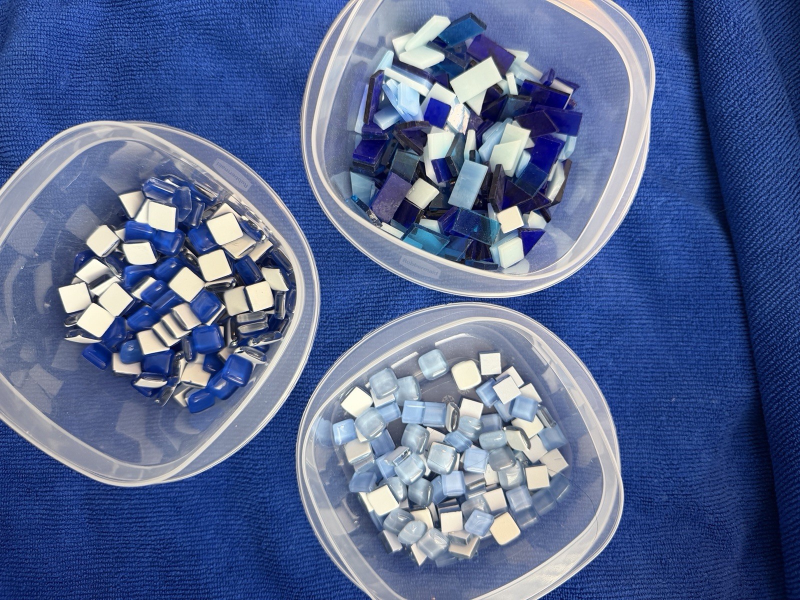 Assort Ceramic Mosaic Tiles for Crafts Bulk, Mixed Color And Shape