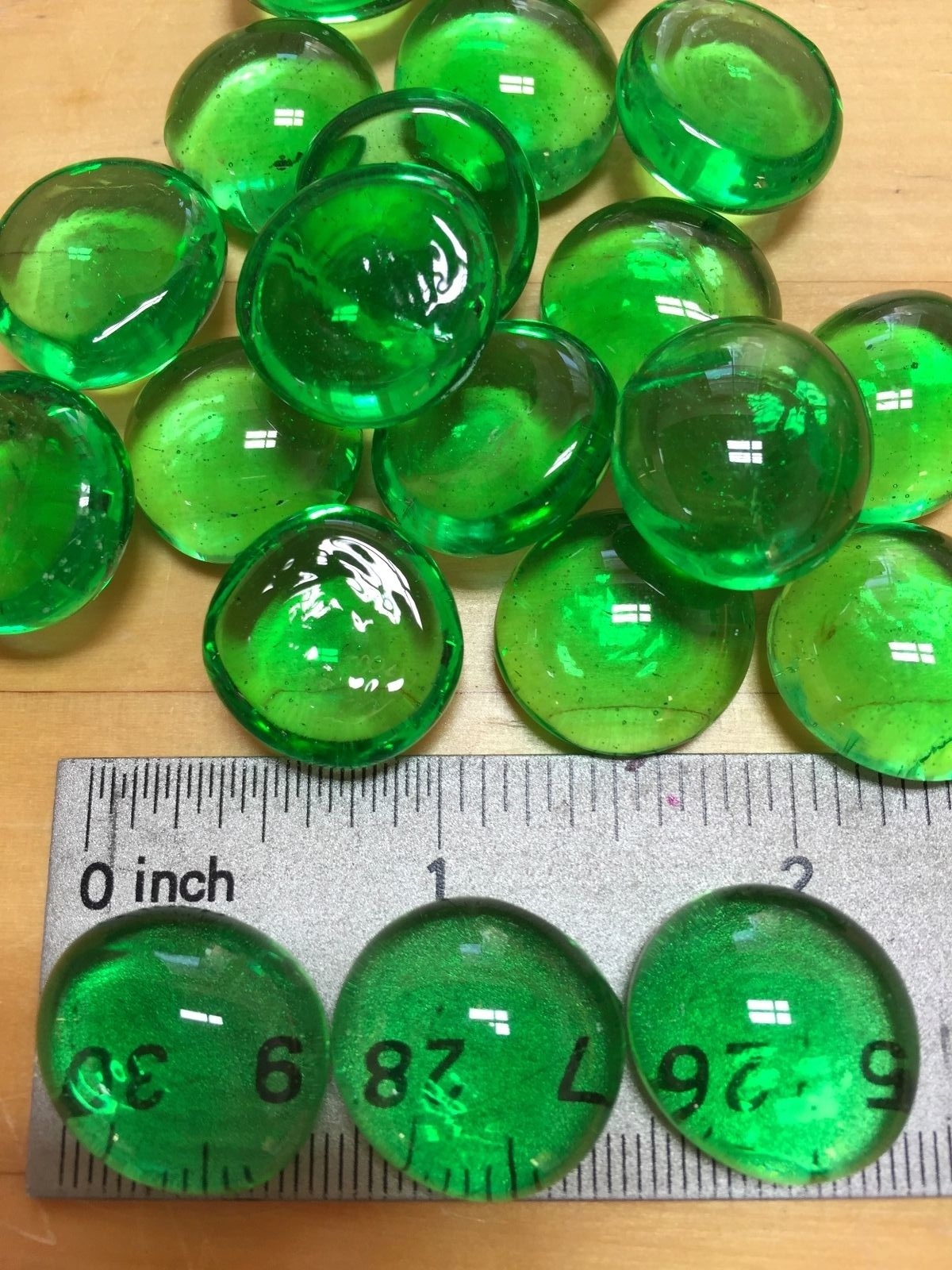 M GREEN Mosaic Tiles, Glass Gems, Marbles, Pebbles