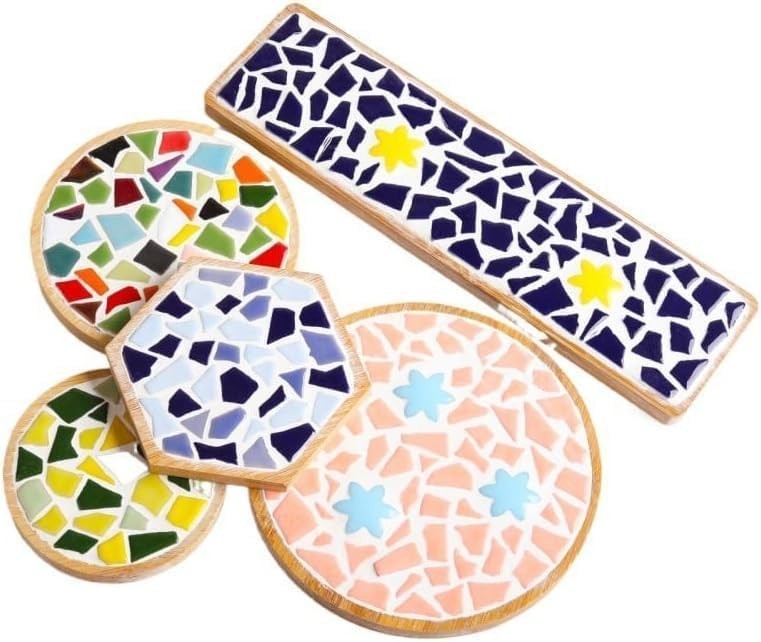 Irregular Ceramics Mosaic Tiles 0.78″-1.57″ – DIY Craft Supplies for Home Decor
