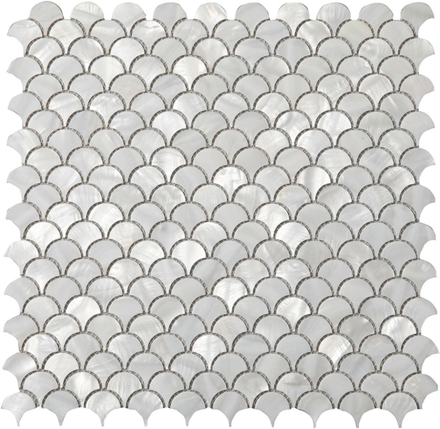 6 PACK fish scale shell mosaic tile mother of pearl kitchen backsplash wall tile