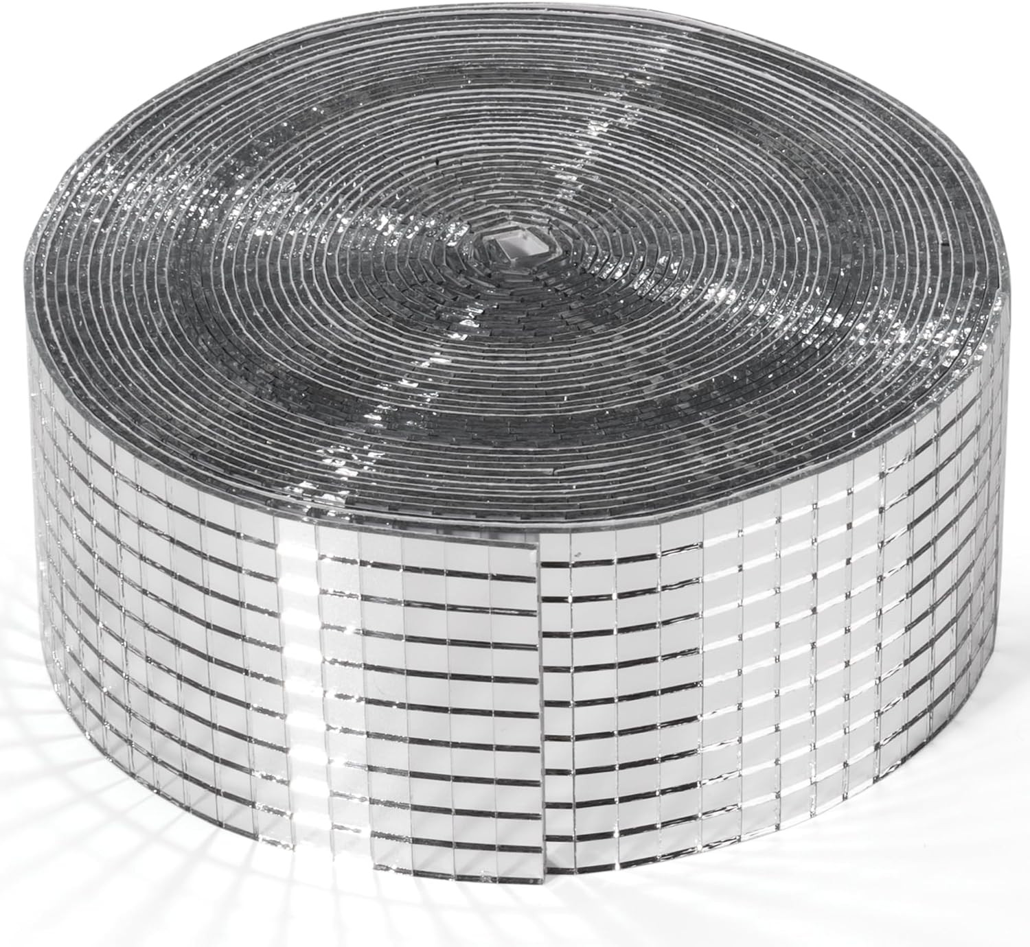16000 PCS Disco Ball Tiles – 1 Roll 5 X 5 Mm Self-Adhesive Glass Mirror Tiles fo