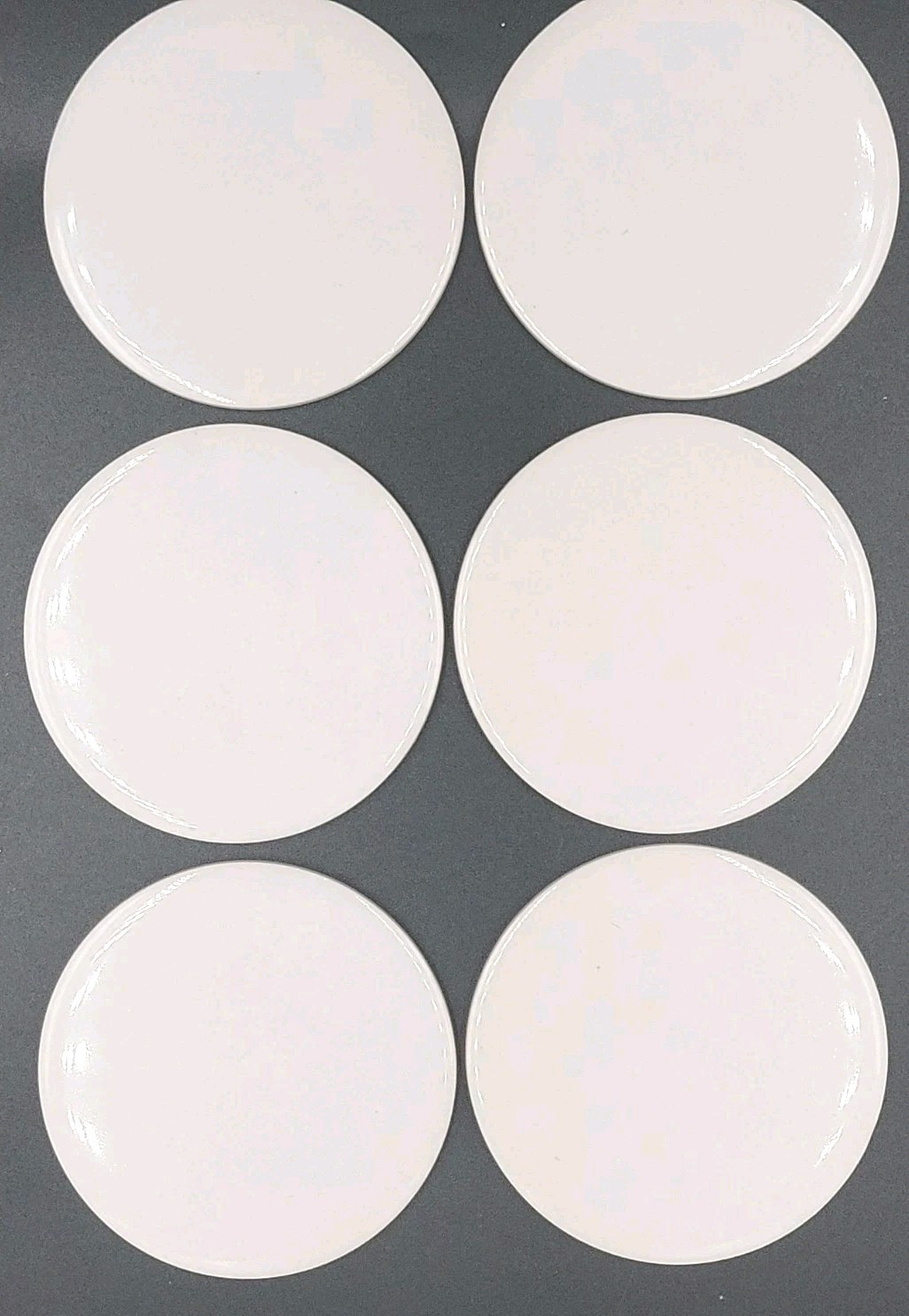 H & R JOHNSON Round White Tiles 2-5/8″ Gliss Ceramic Wall +Jewelry Insert Craft