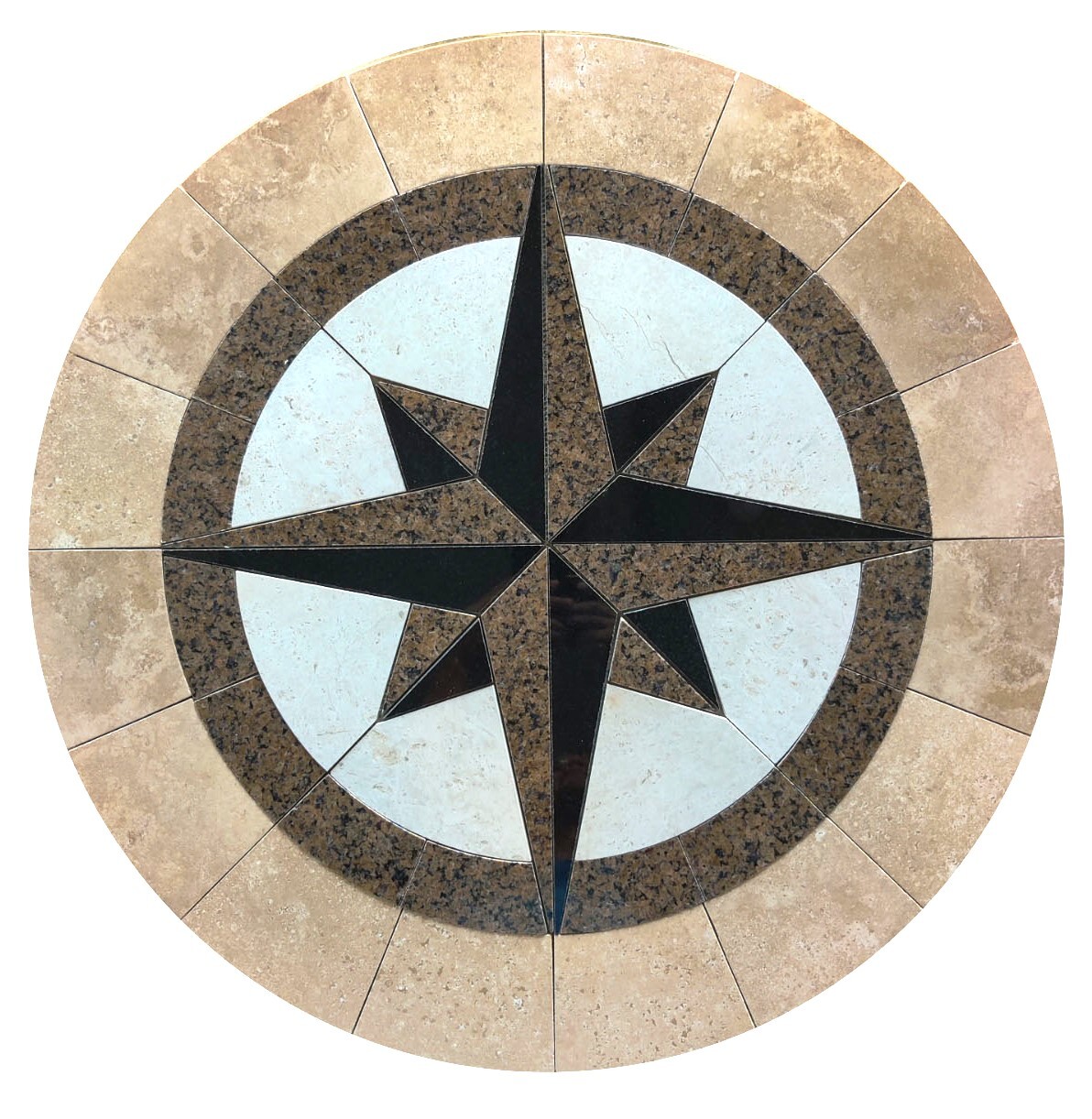 Floor Marble Medallion – 32 inches