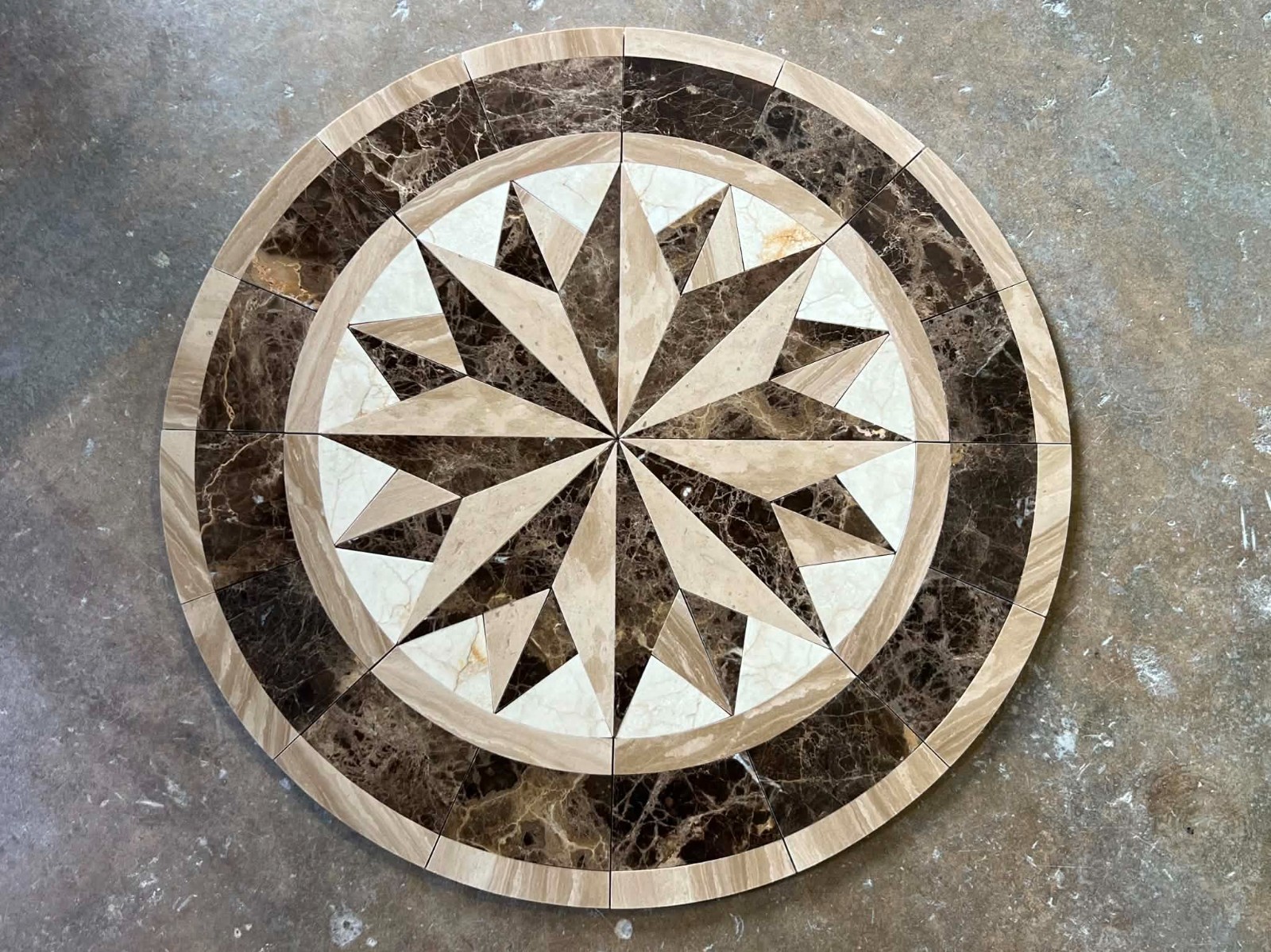 Floor Marble Medallion Luxury-6229