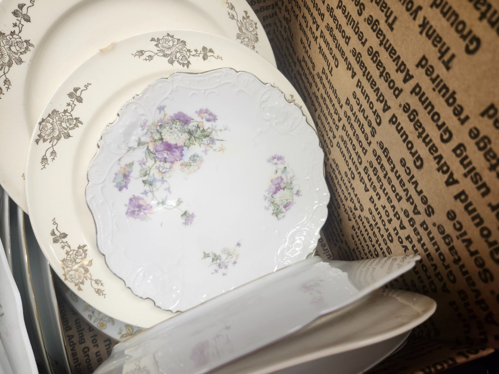 14+ lbs Broken & Chipped China Plates Porcelain Art Craft Mosaic Materials