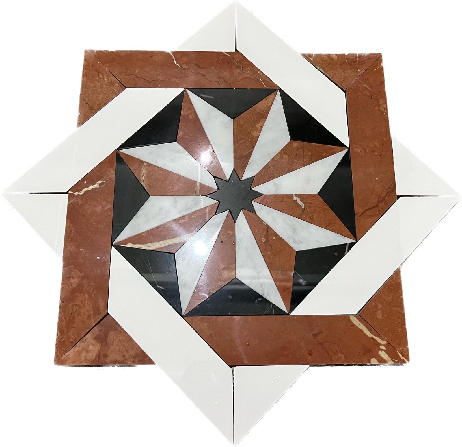 Floor Marble Medallion 28”x28”