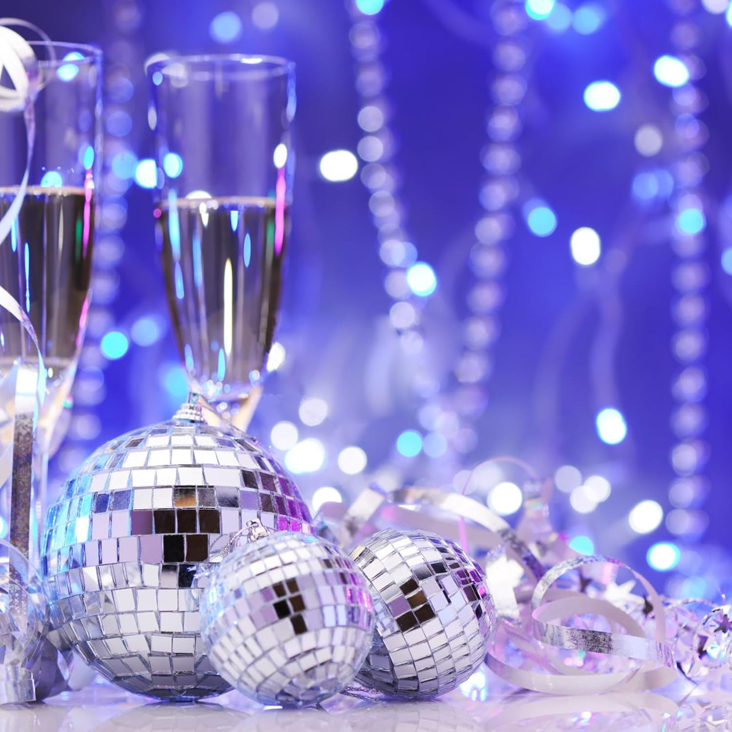 Disco Ball Mirror Tiles Self Adhesive Disco Ball Tapes Stickers Small Square Mir