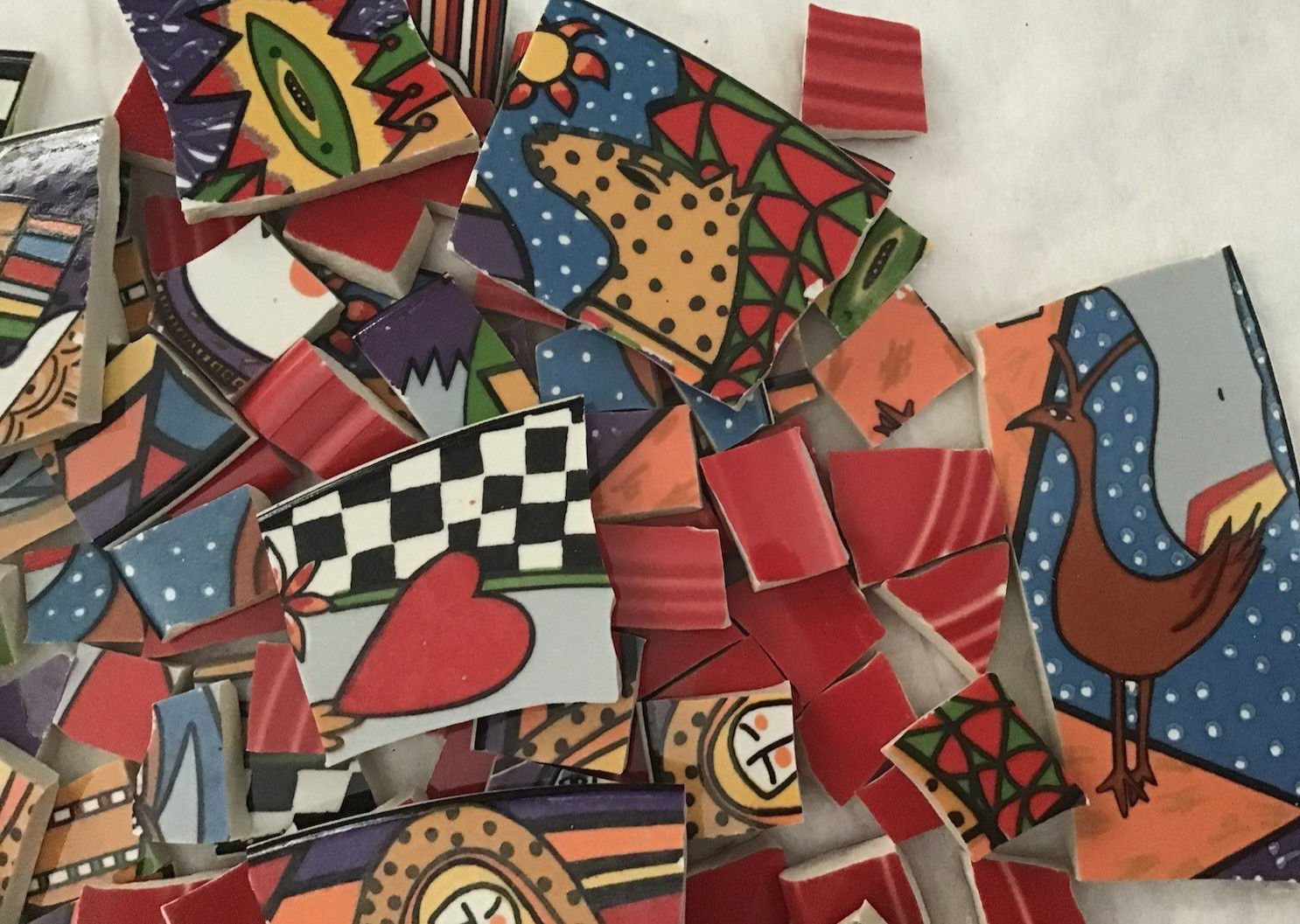 Large PicaSso – VitroMaster Metropolitan cut tiles 9 lg images & 120+ sm tiles