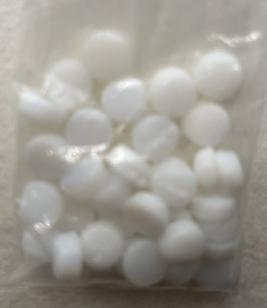 Lot of 200+ round, oval White, Clear, Red, Green Glass Cabochons