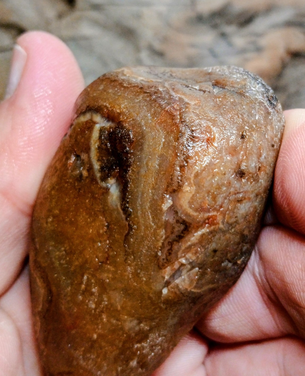 Big Pink & Purple Lake Superior Agate-Face Polished Wild Fortification & Mossy!