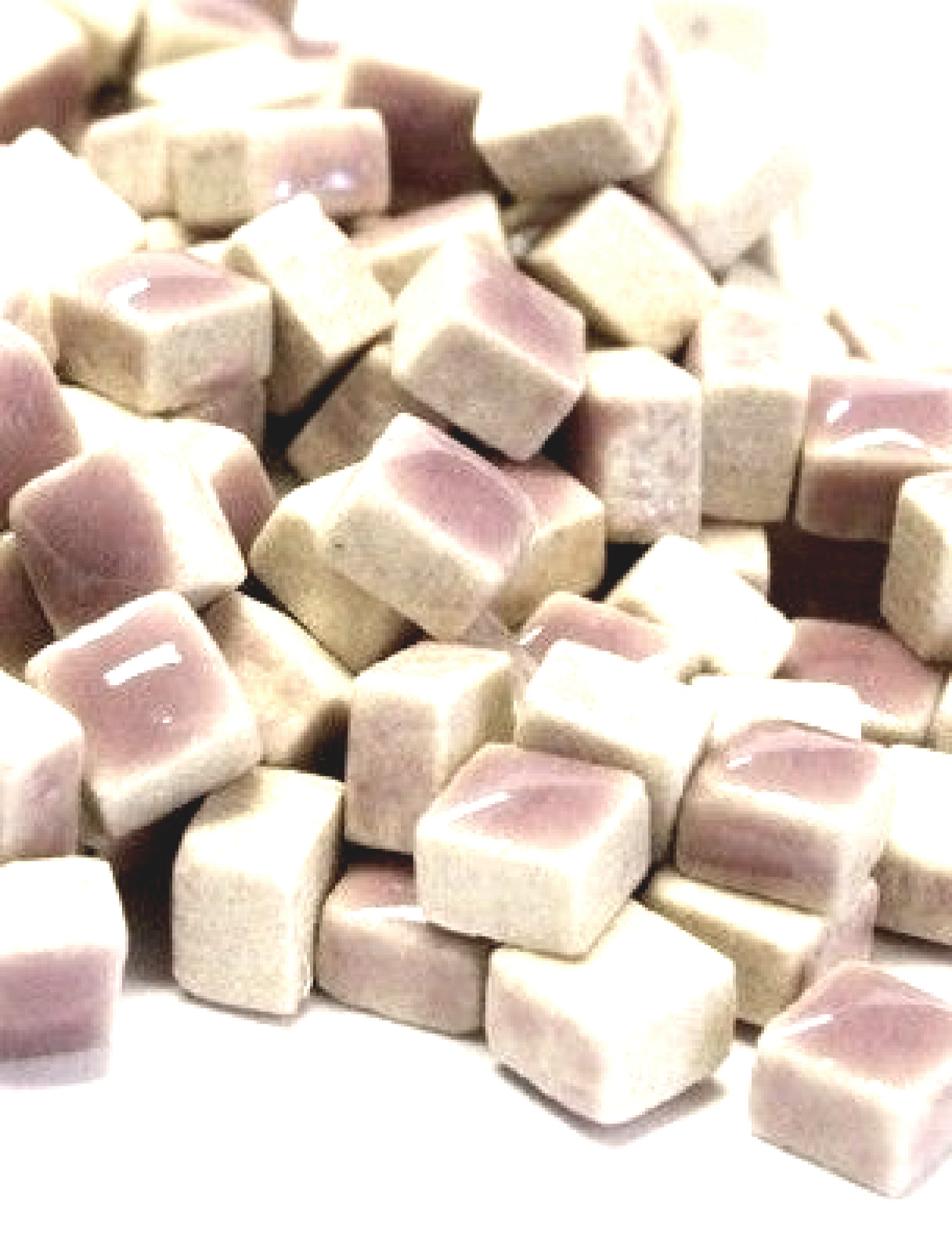 5 mm Purple Ceramic Micro Tiny Tiles – 1 ounce bag – 200 +/- Mosaic Tiles