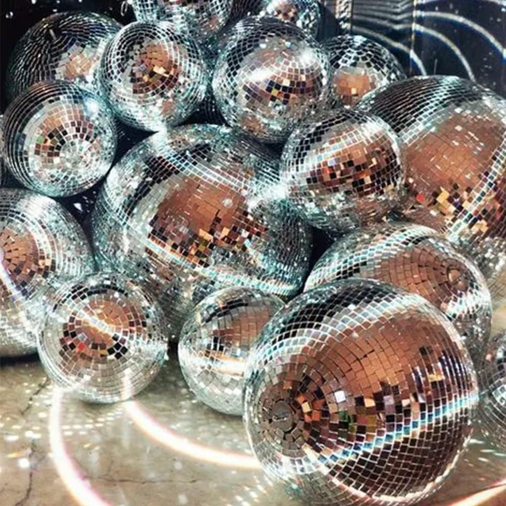 12000Pieces Self-Adhesive Mirror Tiles Disco Ball Mirror Tile Square Glass Mosai