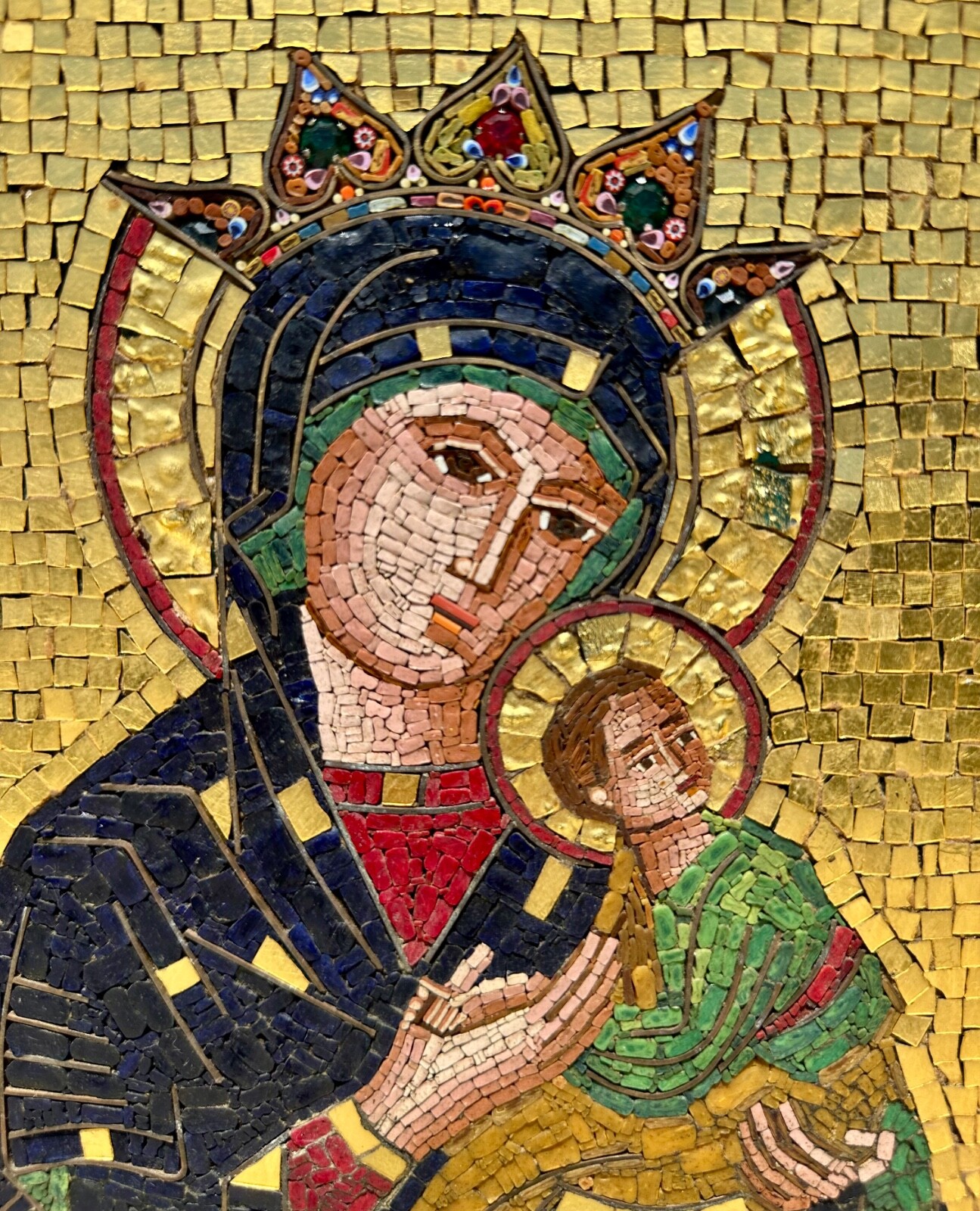Large Micro-Mosaic panel G. Cinquegrana Studio del Mosaico, Vatican 20th C.