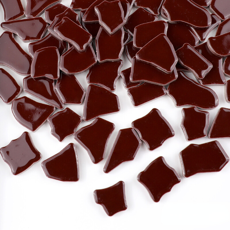 200g Ceramic Mosaic Bulk Tiles Kit Mixed Shapes Crafts Supplies for DIY Decor