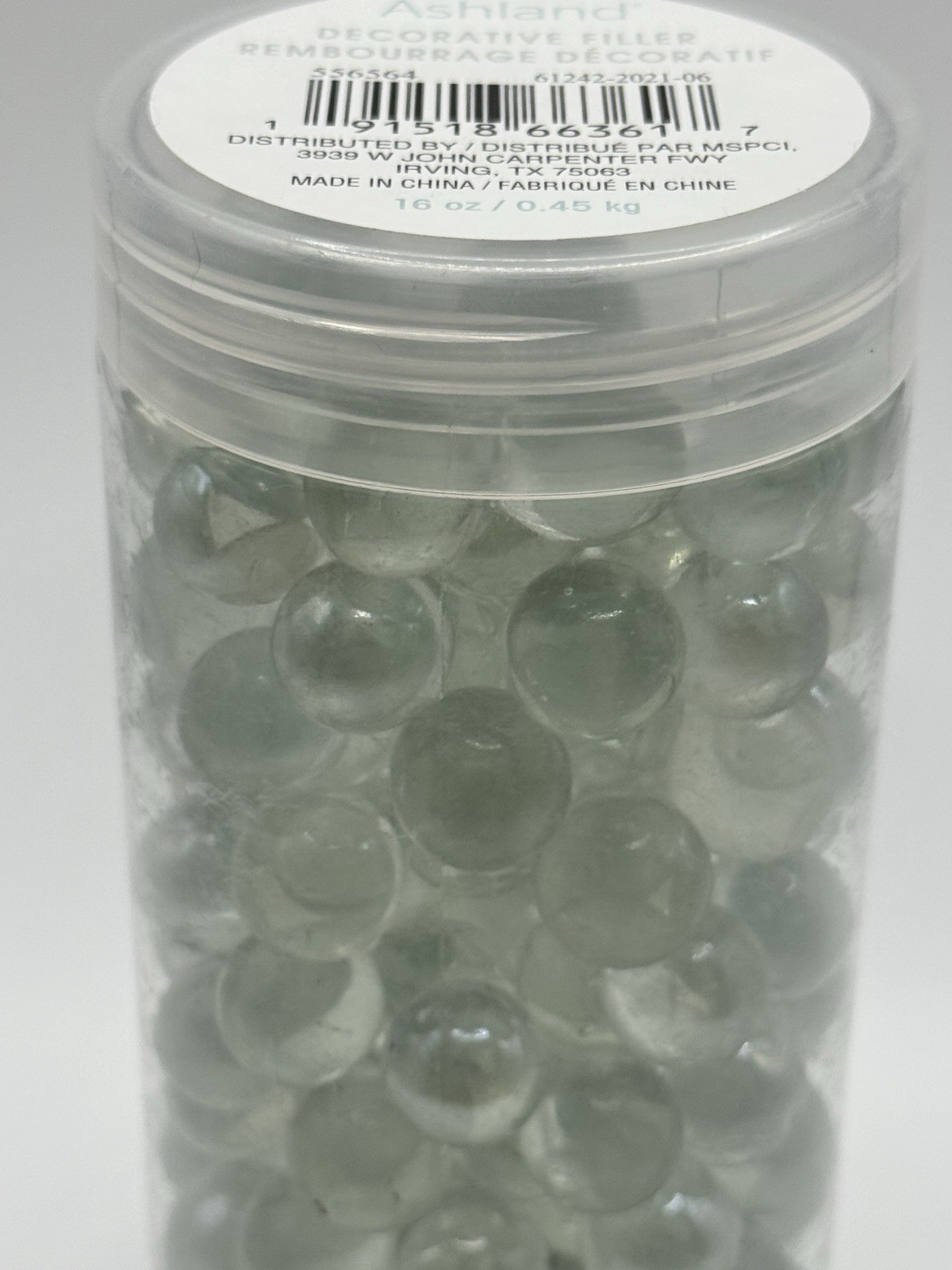 Ashland * Decorative Fillers * Glass Gems * 16oz. Clear