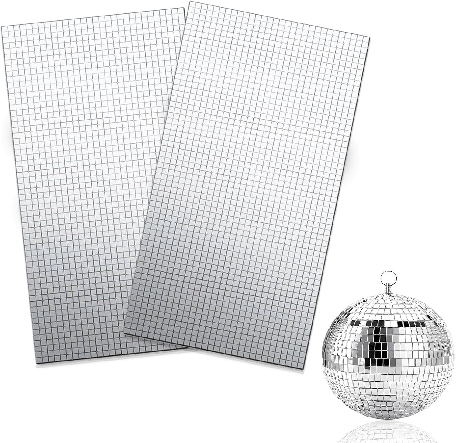 Disco Tiles, Self Adhesive Mosaic Tiles 5 X 5Mm Disco Ball Stickers 3600 Pieces