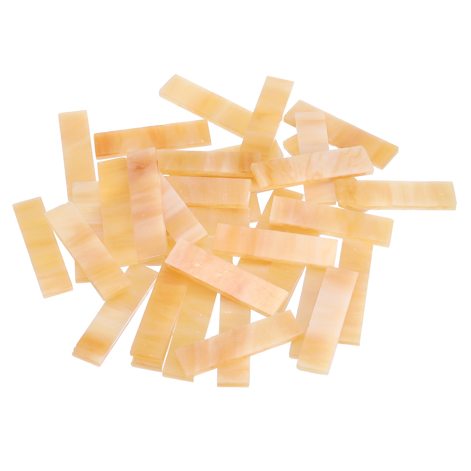 Stained Glass Strip, Khaki Mosaic Tiles 100g/3.53 oz