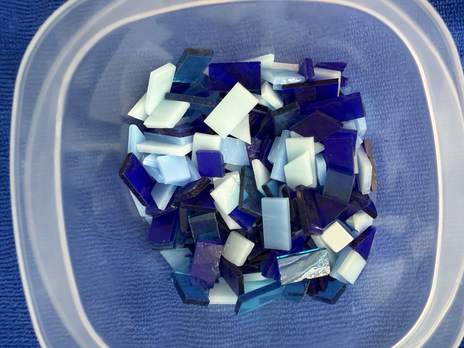 Assort Ceramic Mosaic Tiles for Crafts Bulk, Mixed Color And Shape