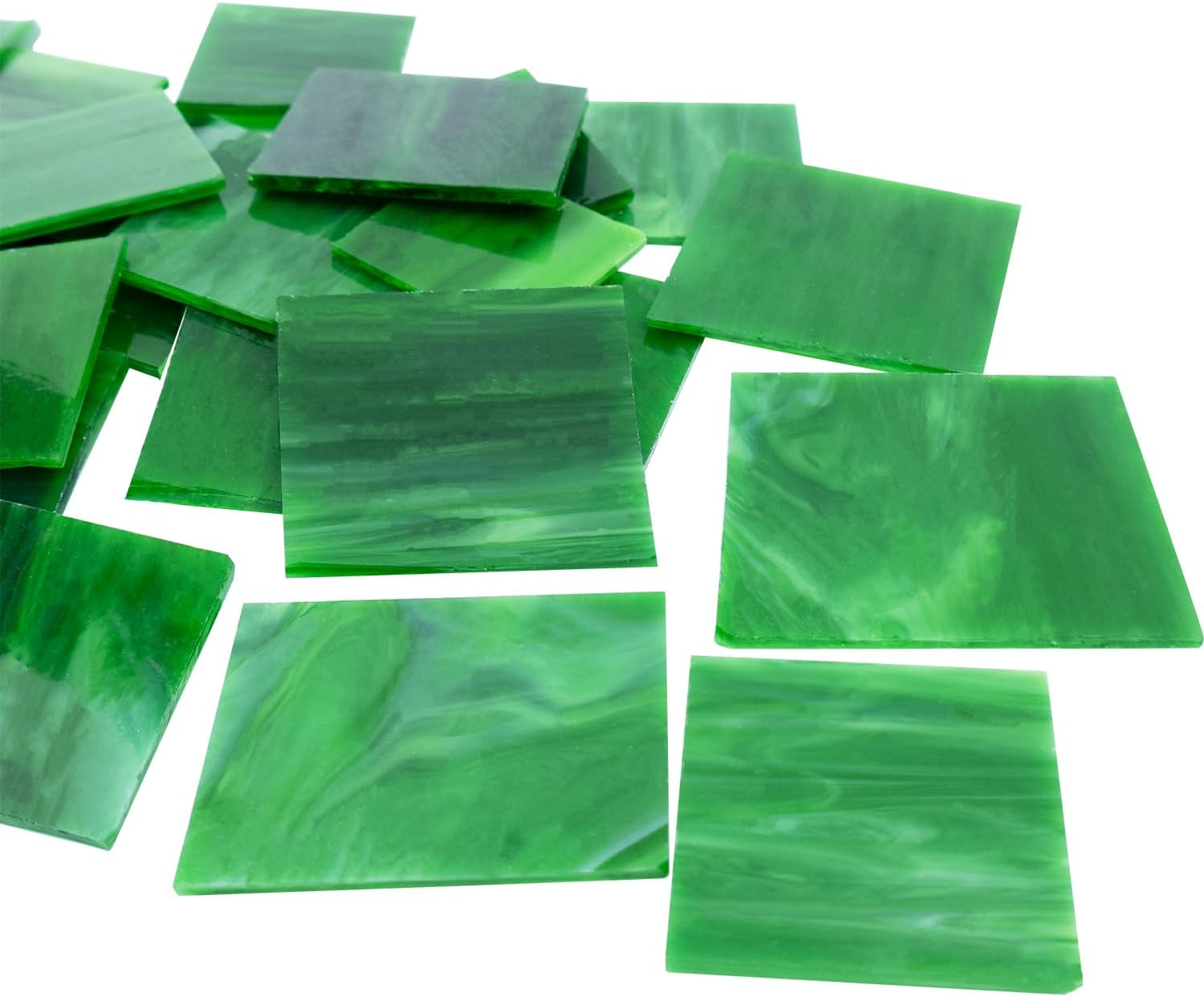 Stained Glass, Stain Mosaic Tiles, Broken Glass Pieces,4X5Cm Square Mosaic Tile