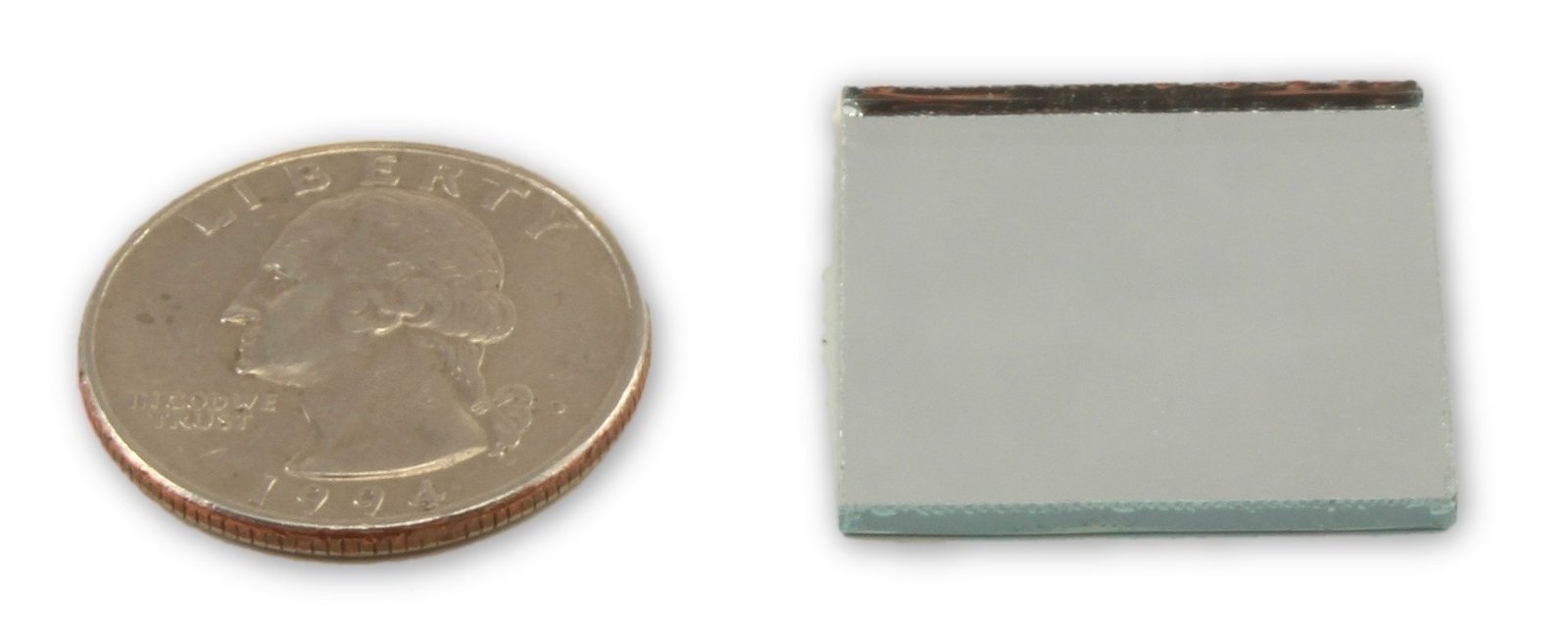1 inch Small Mini Square Craft Mirror 25 Pieces Mirror Mosaic Tiles