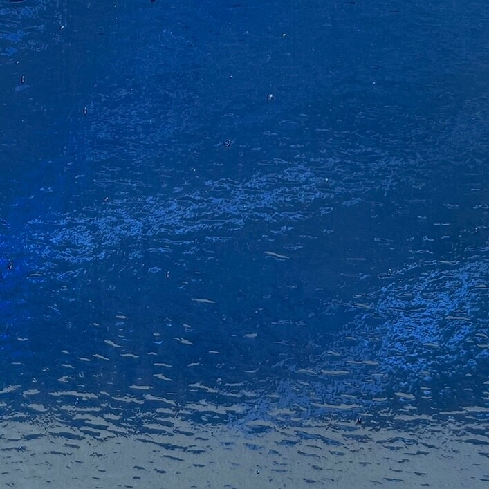 Wissmach COE 96-16 Sapphire Blue Transparent Fusible Glass Sheet
