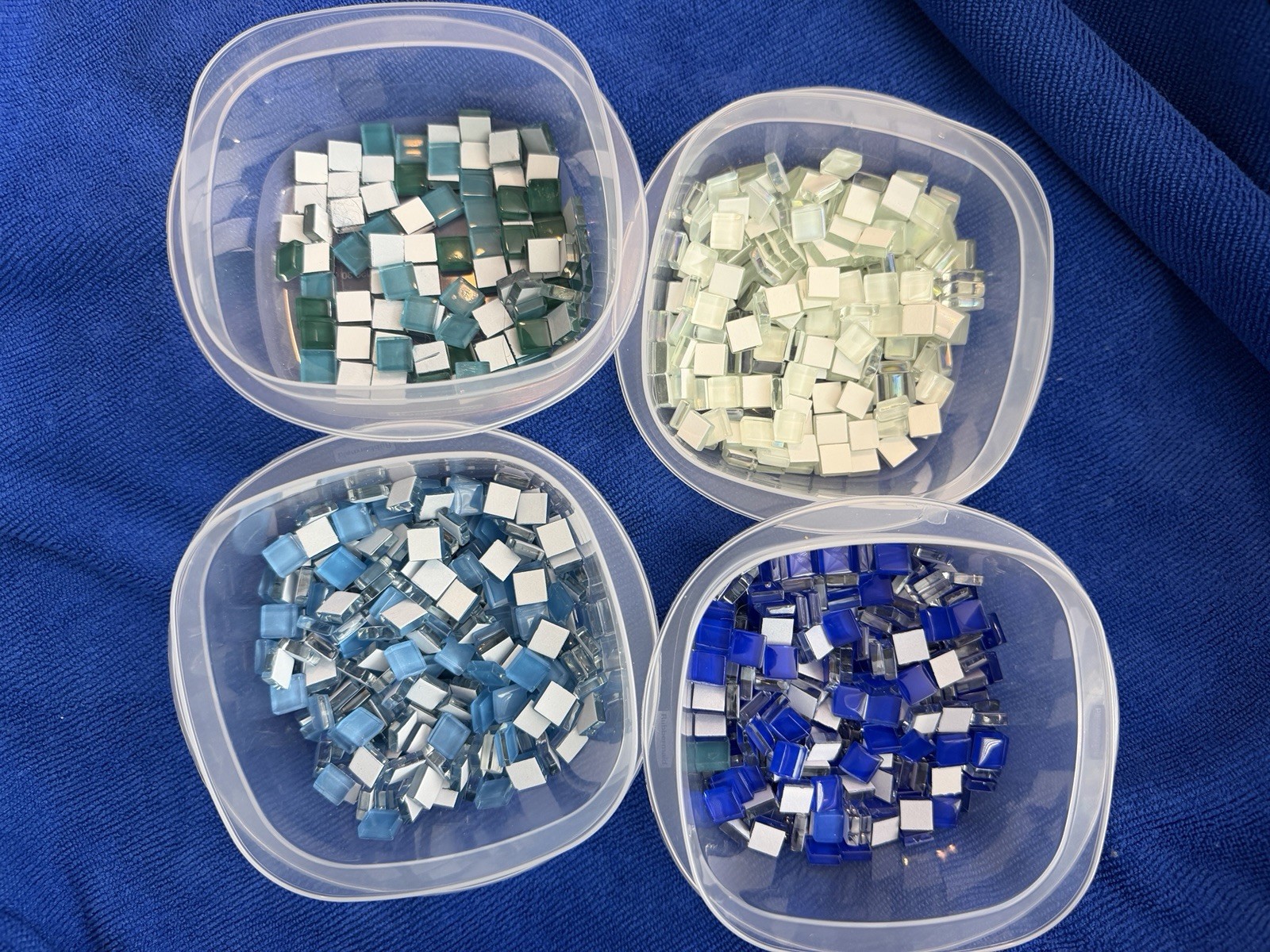 Assort Ceramic Mosaic Tiles for Crafts Bulk, Mixed Color And Shape