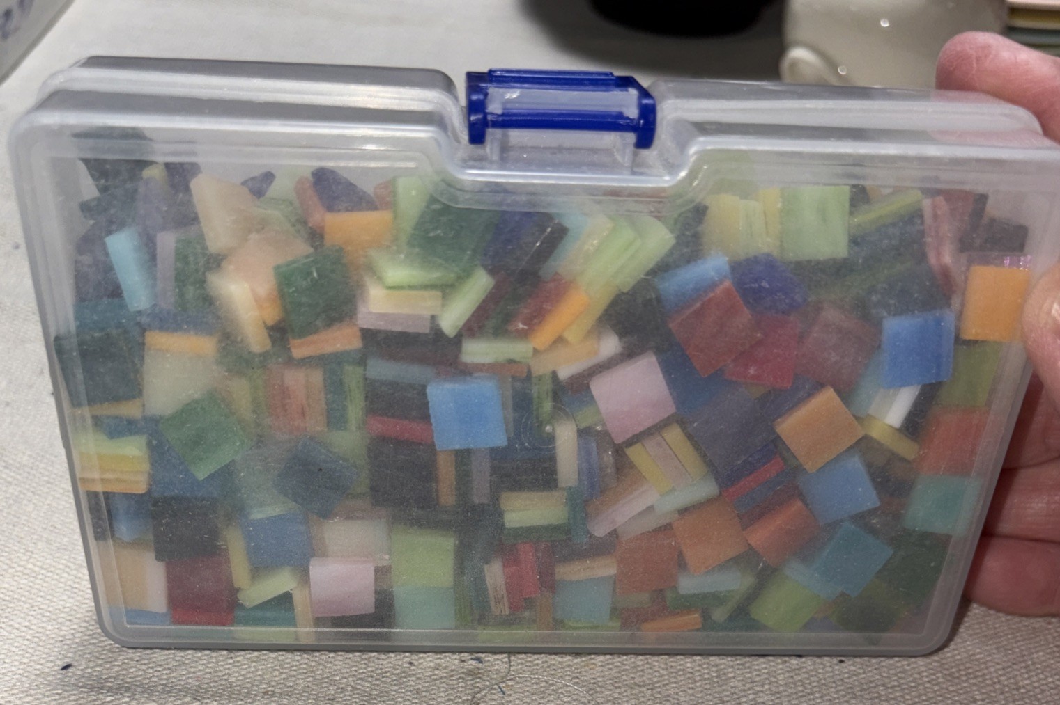 800 Pieces Mosaic Tiles Stained Glass – Assorted Colors for Art Craft and Hom…