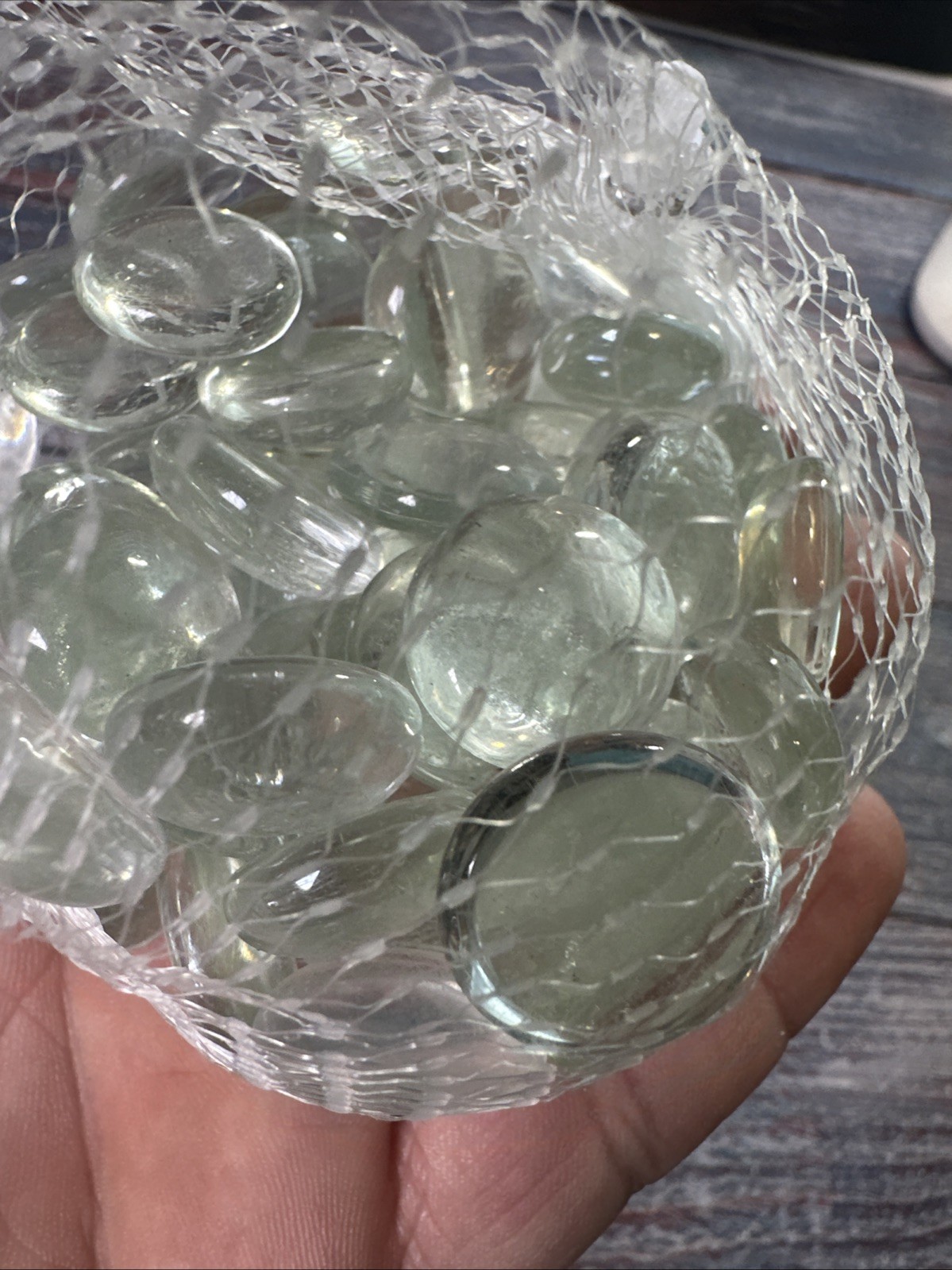 CLEAR Glass Gems Decorative Accents- Bundle Of 3 Packs 2.5lbs
