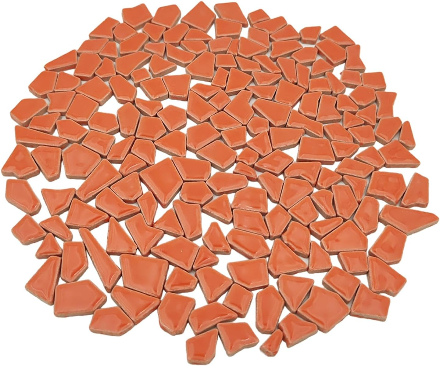 200G Ceramic Mosaic Tiles for Crafts,Irregular Stained Ceramic 0.2″X0.8″ Porcela