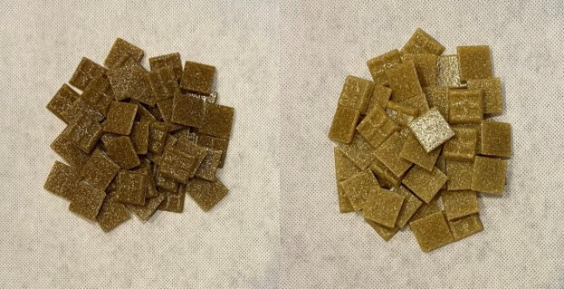 Tobacco & Brown Sugar Mosaic Tiles–3/4″ Venetian Glass-Craft & Backsplash Tiles