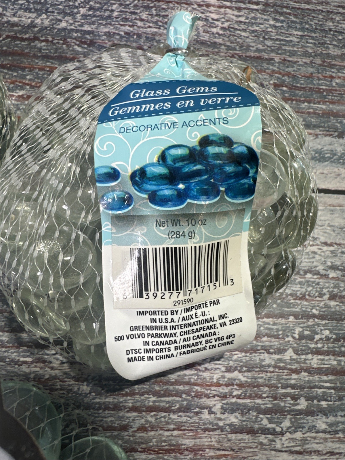 CLEAR Glass Gems Decorative Accents- Bundle Of 3 Packs 2.5lbs