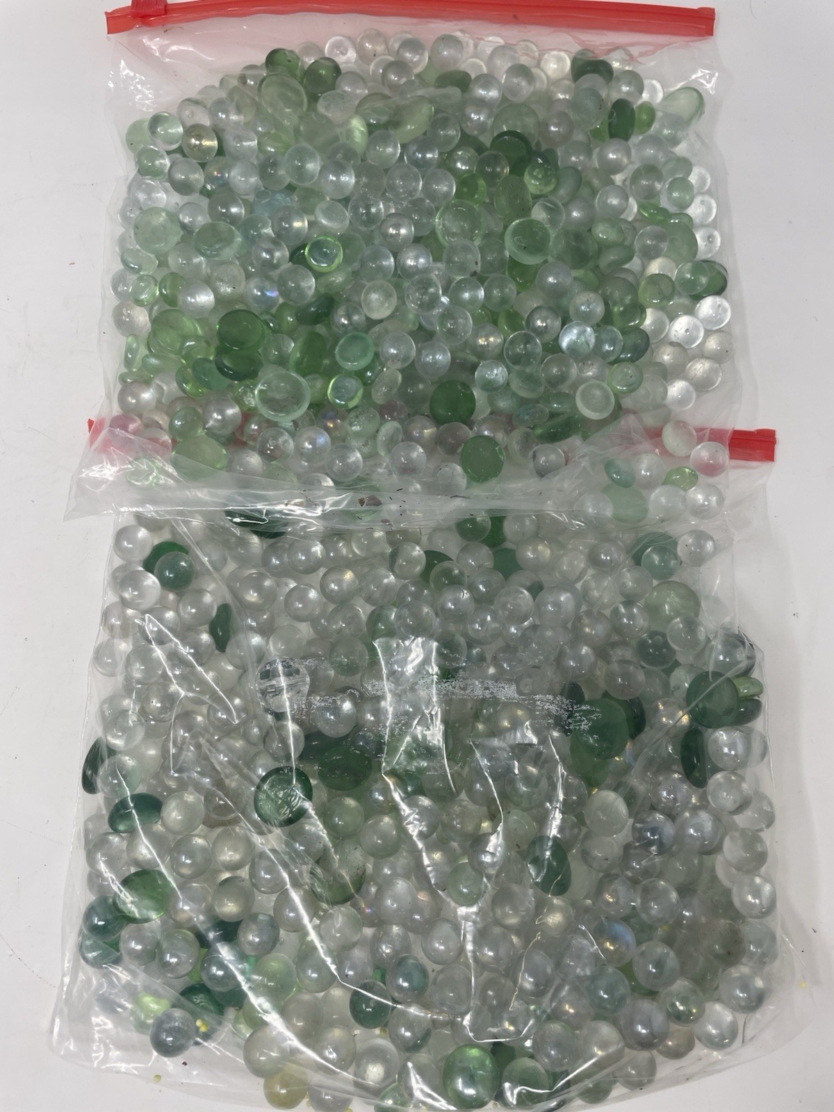 8 Pounds Glass Gems Marble Vase Filler Green Clear