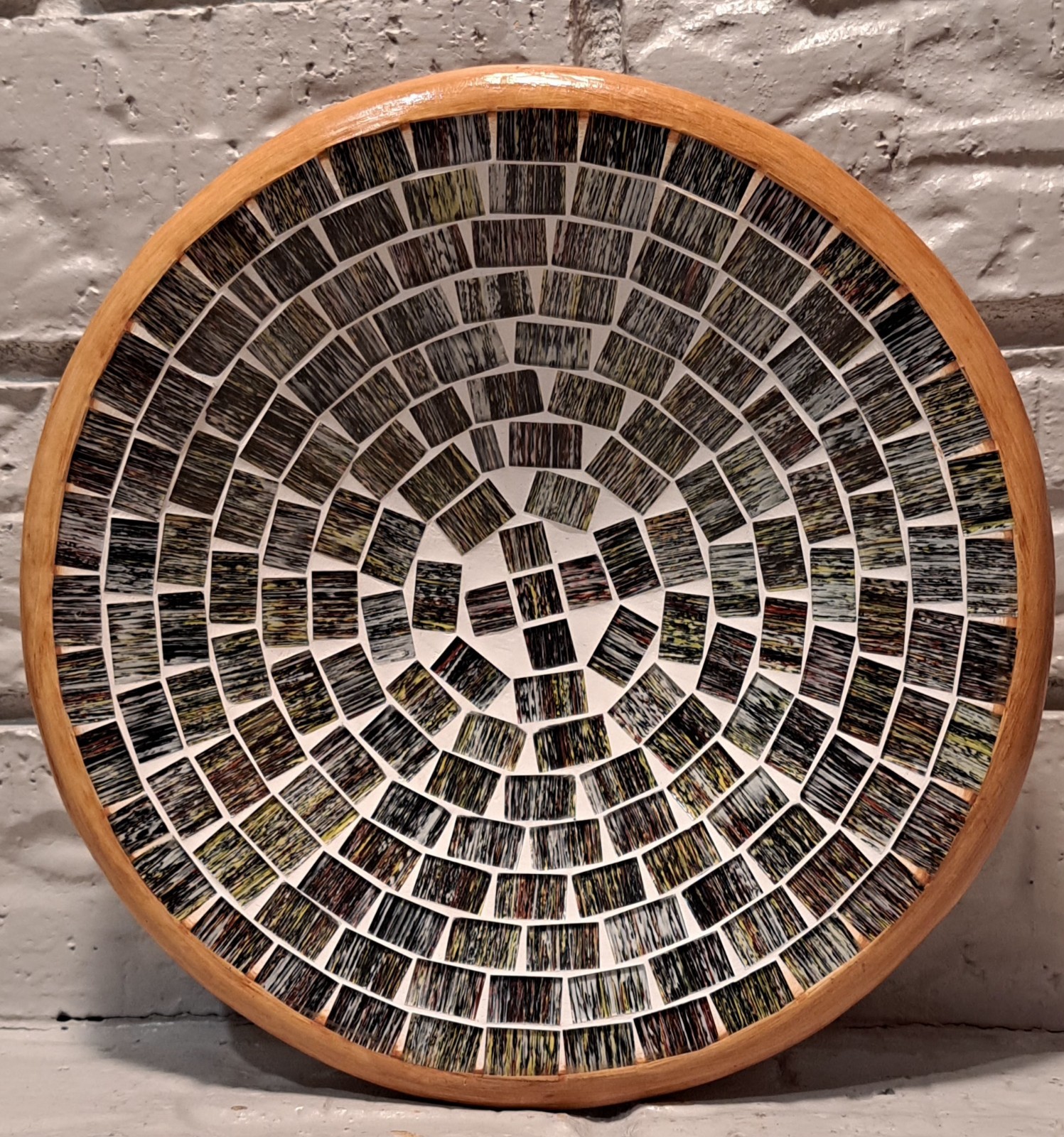 Mosaic Tile Ceramic Bowl Made In Indonesia 7.75″