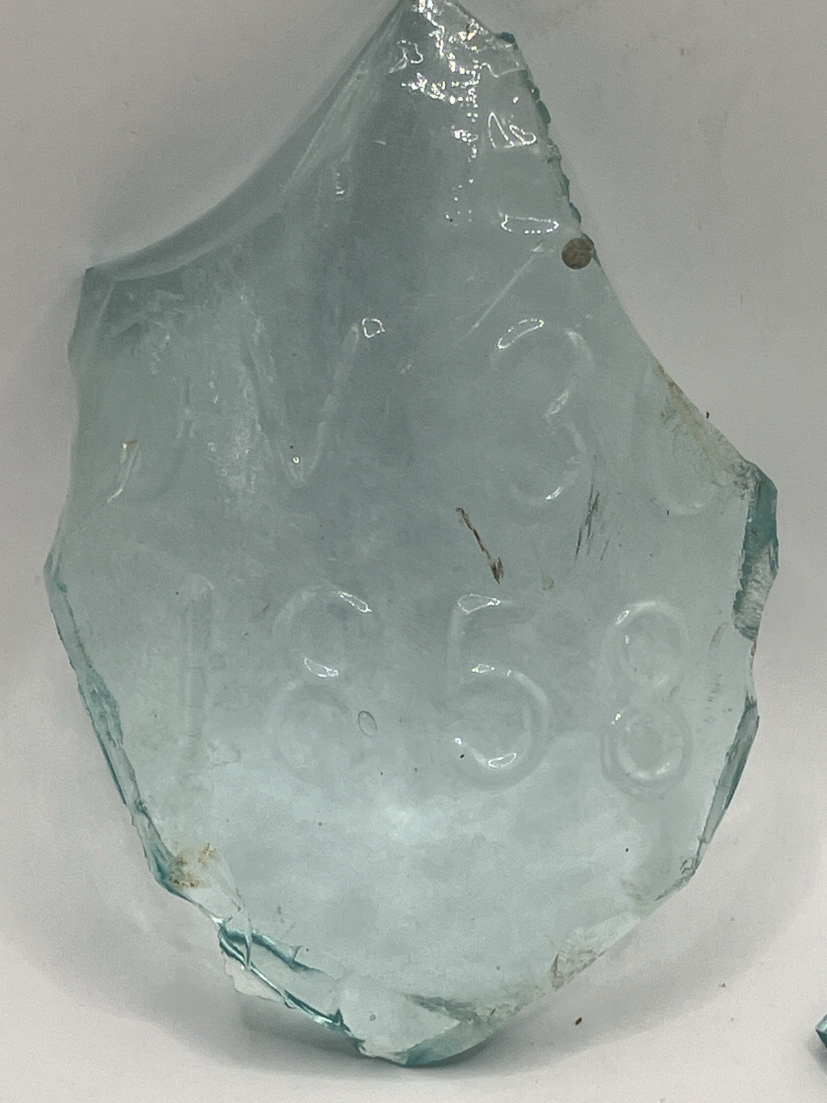 VTG Aqua Kerr Mason Jar Glass Shards Lot Patina Art Mosaic Craft 20+ Nevada Find