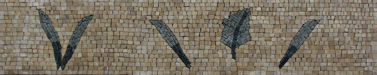 Garden Grass Leaf Classic Marble Mosaic
