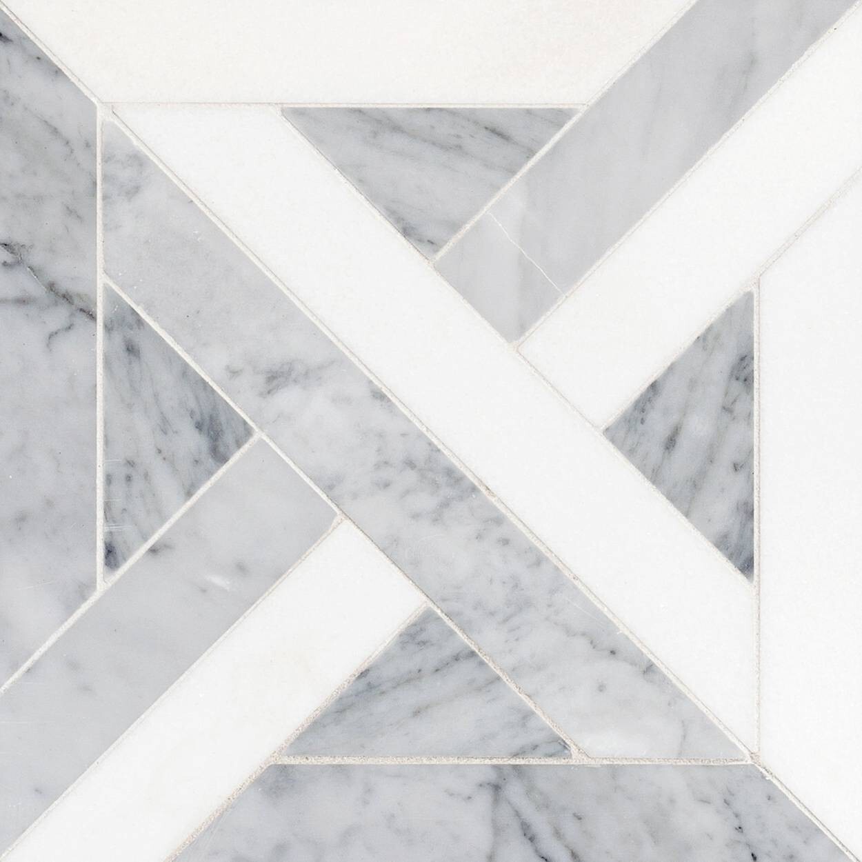BIANCO CARRARA THASSOS PARQUET 12X12 SKU : 100463414 20Pc *NEW*