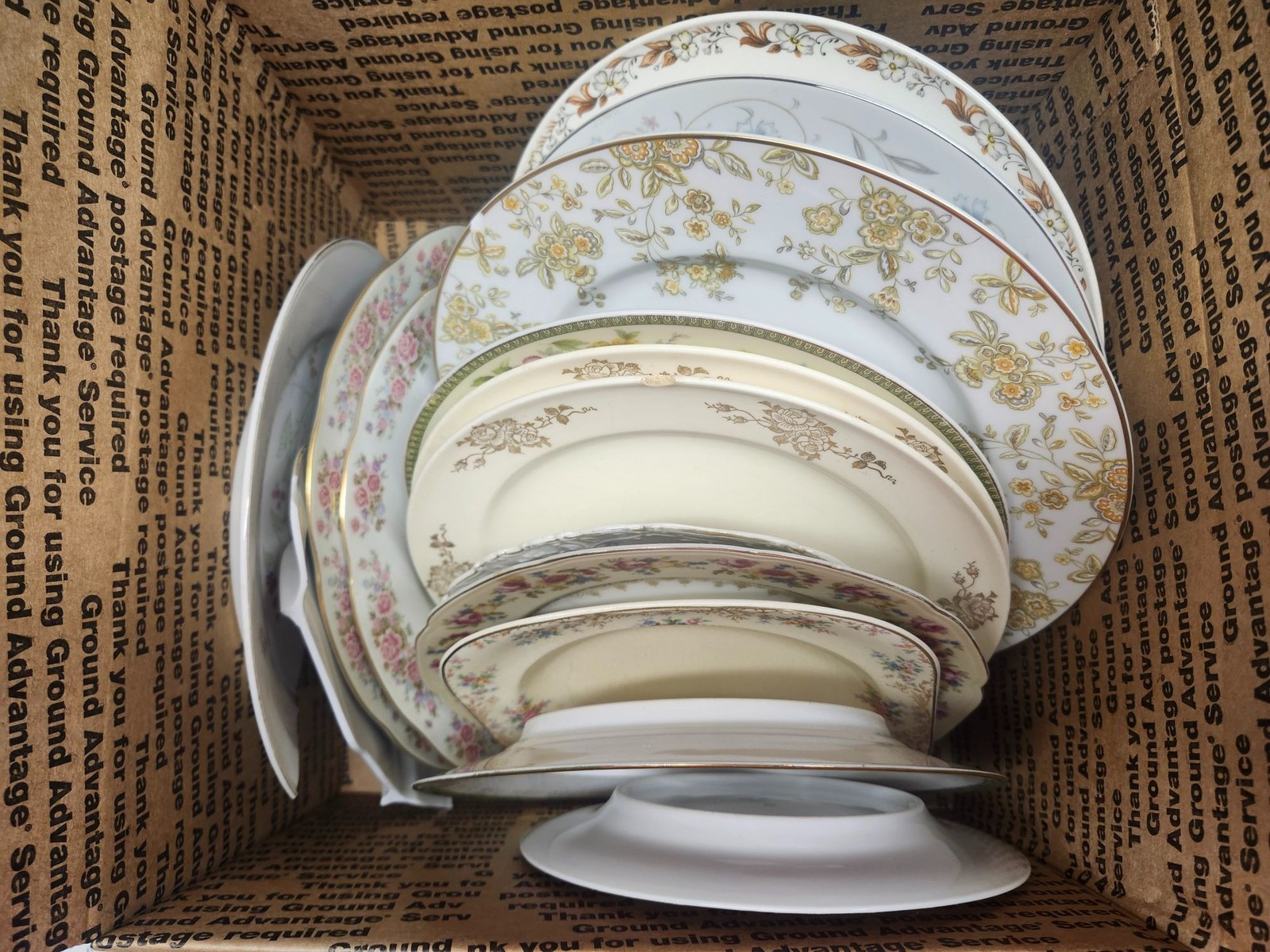 14+ lbs Broken & Chipped China Plates Porcelain Art Craft Mosaic Materials