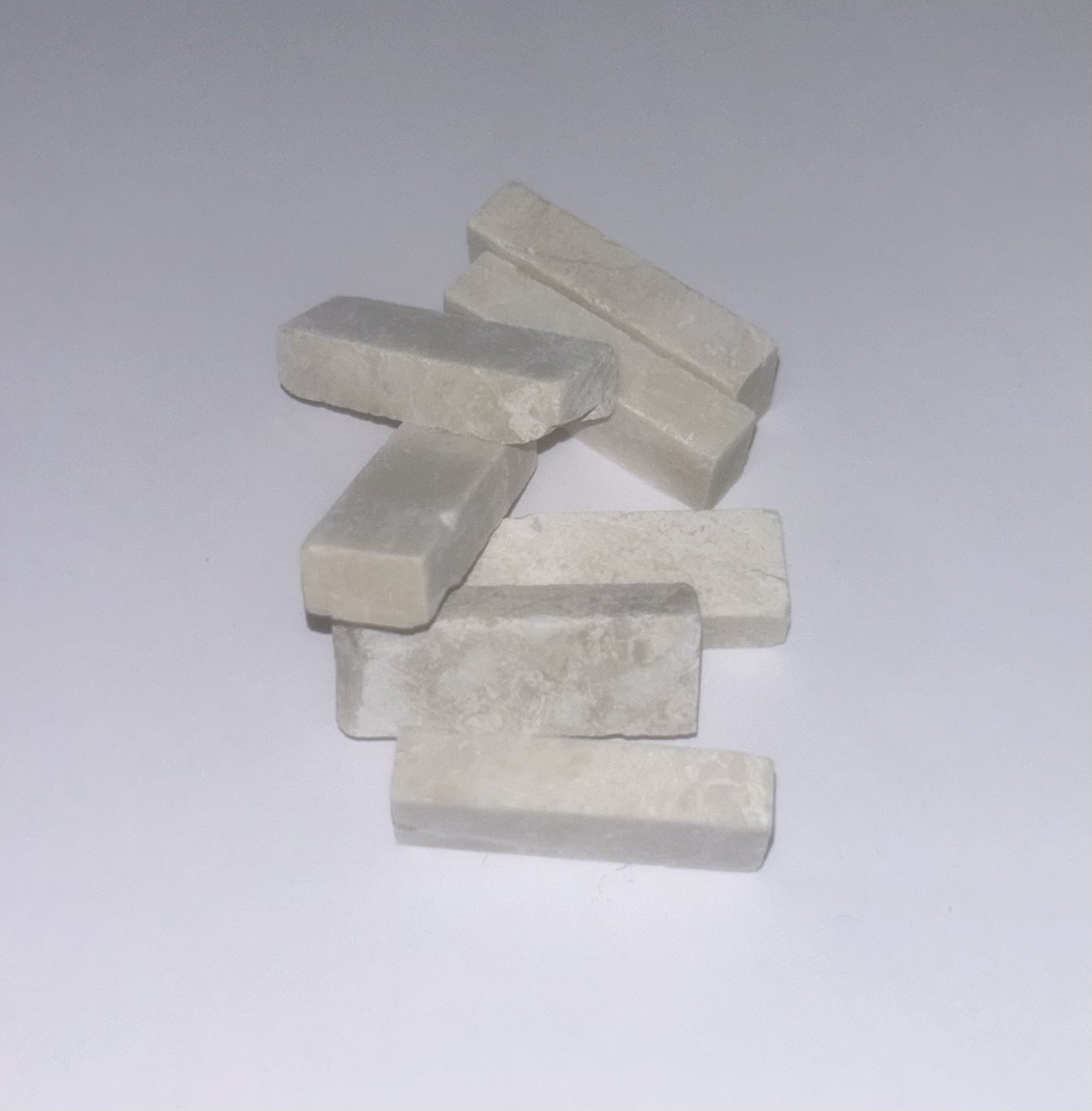 Loose Mosaic Stone Tile, 1 Lb Lot, Bursa Light Beige Color