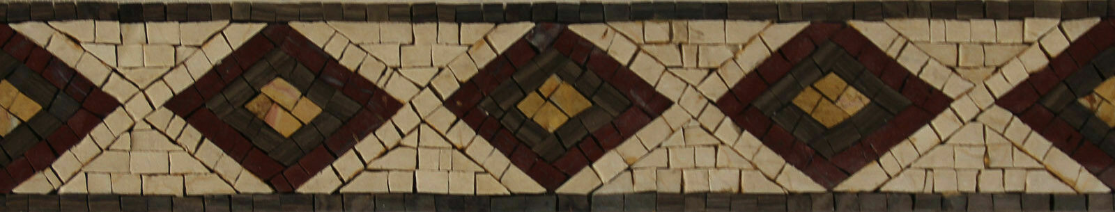 Eyes Diamond Rhombus Classic Marble Mosaic
