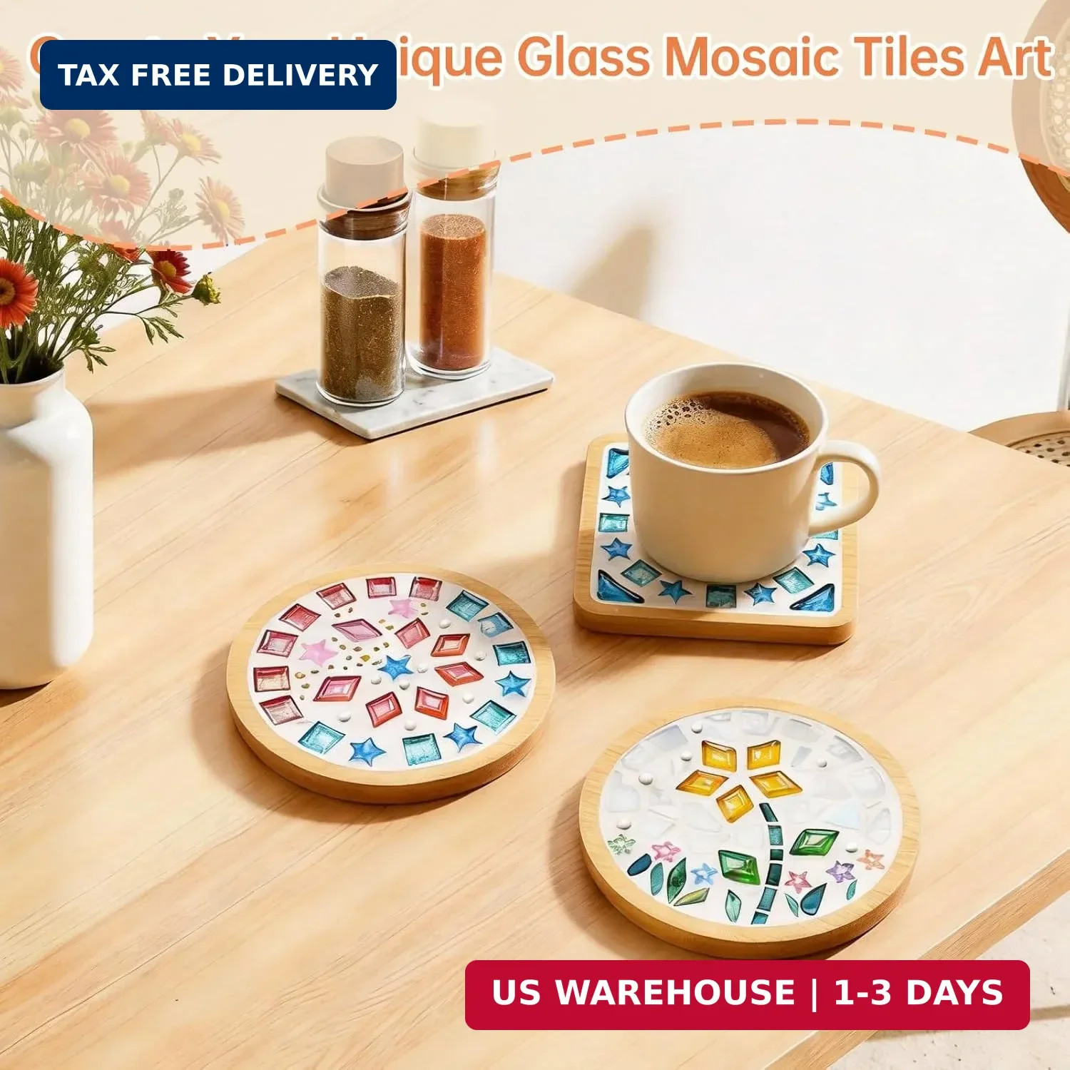 Mosaic Tiles, Mosaic Glass Tiles for Crafts Bulk, 200g Mixed Colors Tiny Crystal