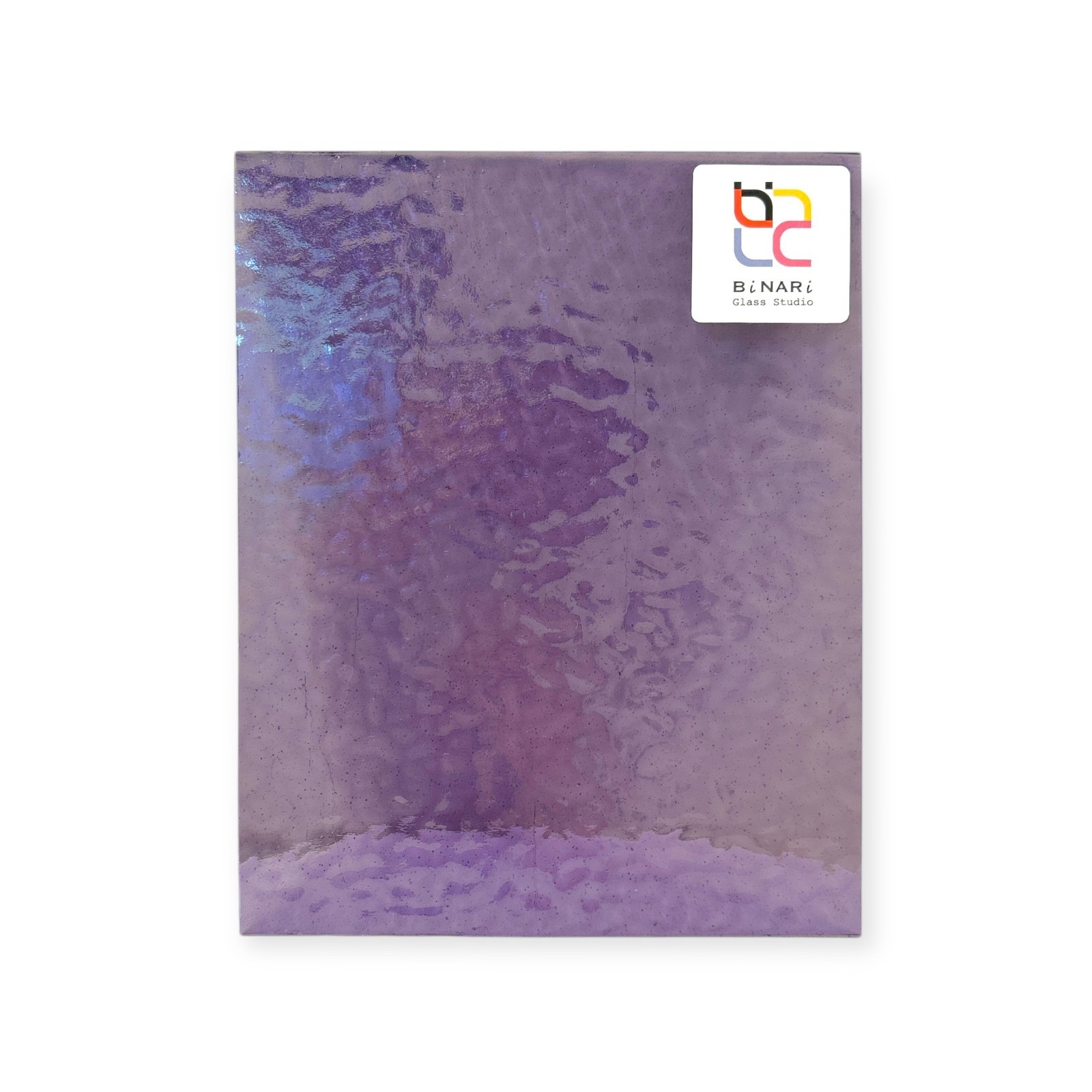 Wissmach 8×10 Lavender English Muffle Stained Glass Sheet – Mosaic, Panel, & DIY
