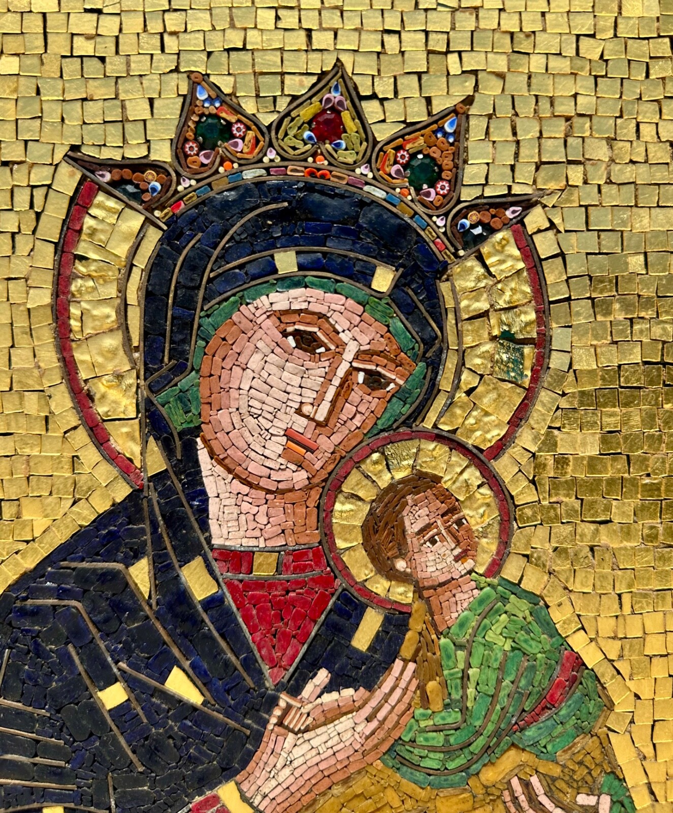 Large Micro-Mosaic panel G. Cinquegrana Studio del Mosaico, Vatican 20th C.