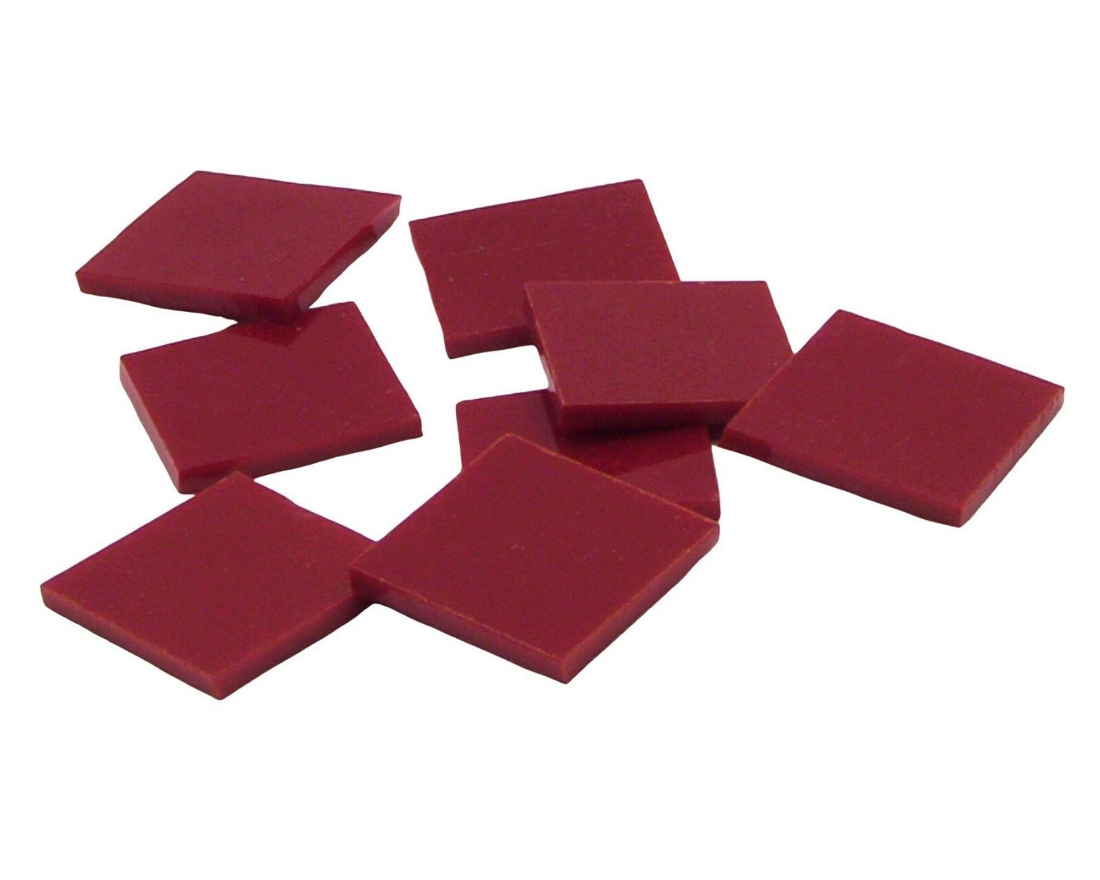 Red Opal Border Rectangle | Fusible 96 | Mosaic Glass Tile Shape
