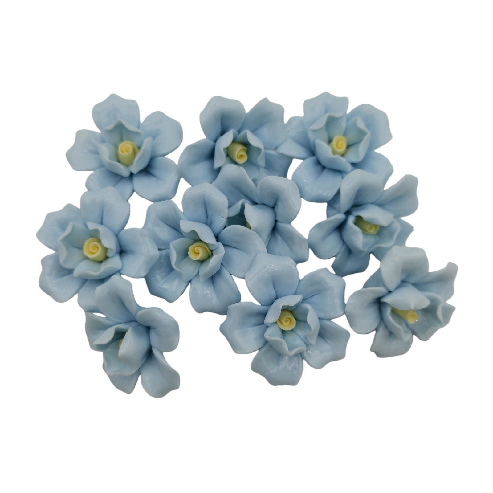 10PCS 3D Flower Ceramics Mosaic Tiles,DIY Making Creative Ceramic Mosaic Tile…