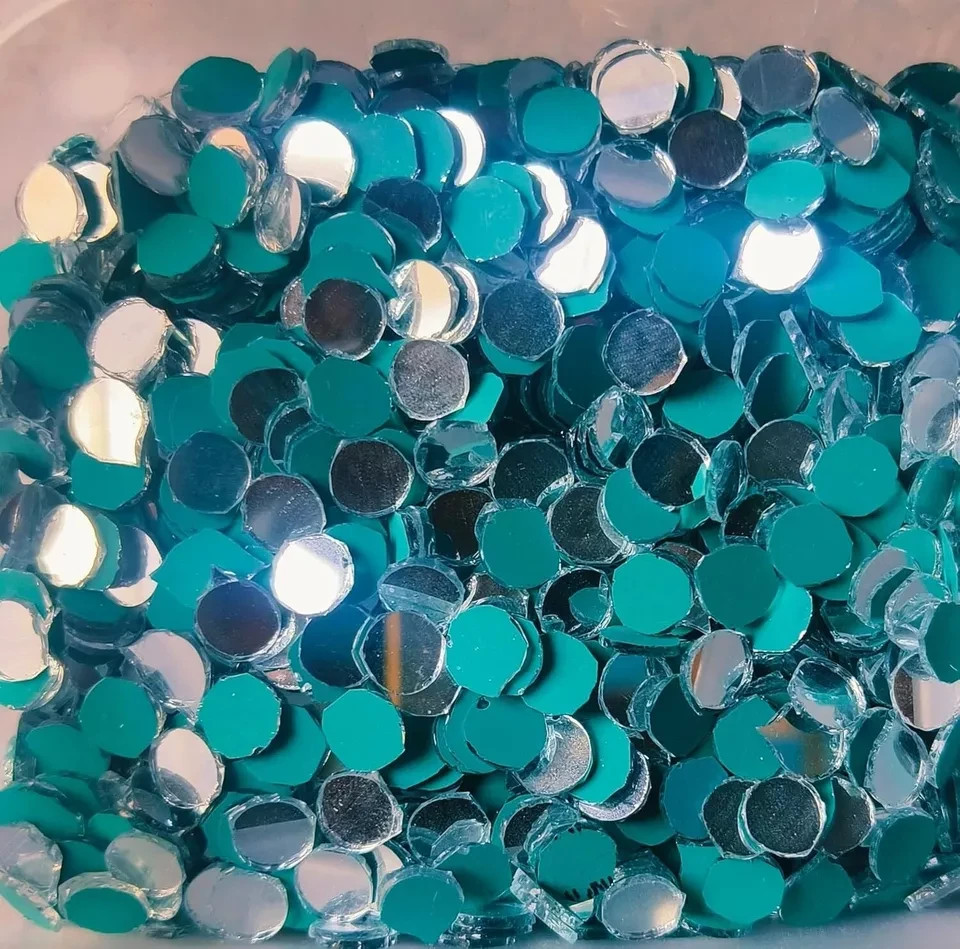 Craft Sheesha Mirror Pieces For Home Decor, Jewelry Making & Multi Purpose