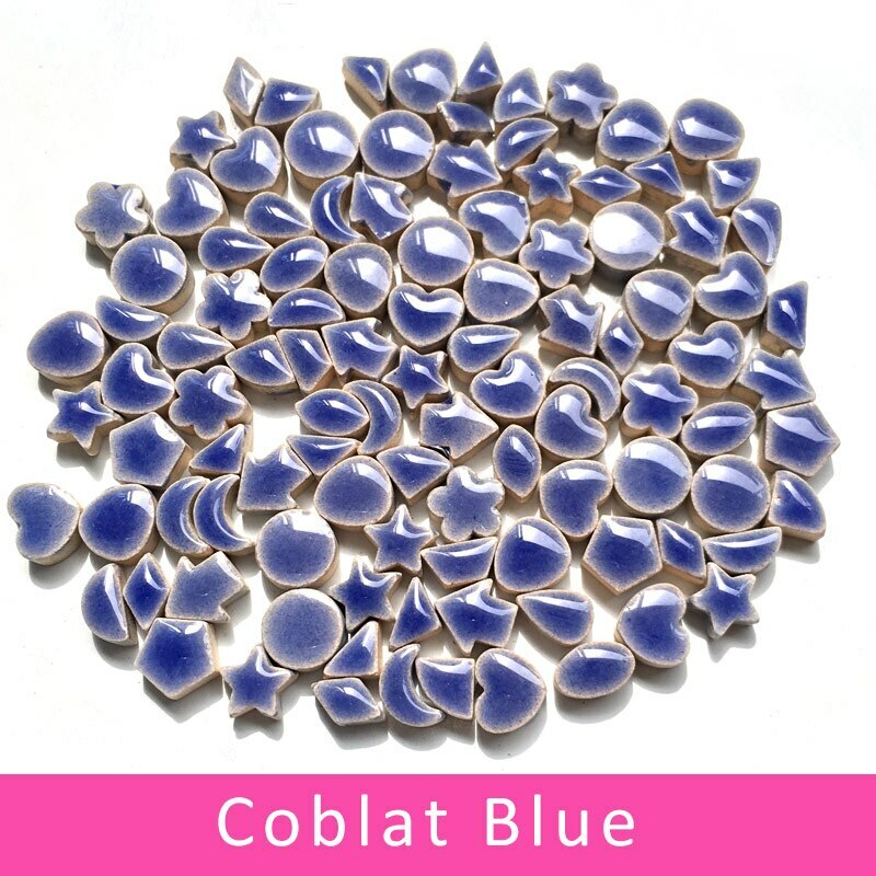 1cm Star Moon Flower Irregular Decorate Ceramic Mosaic DIY Material Art Craft