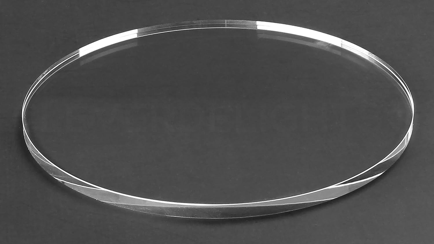 4″ round Glass Tiles – 5 Pack – Clear Flat 4 Inch Circle Tiles